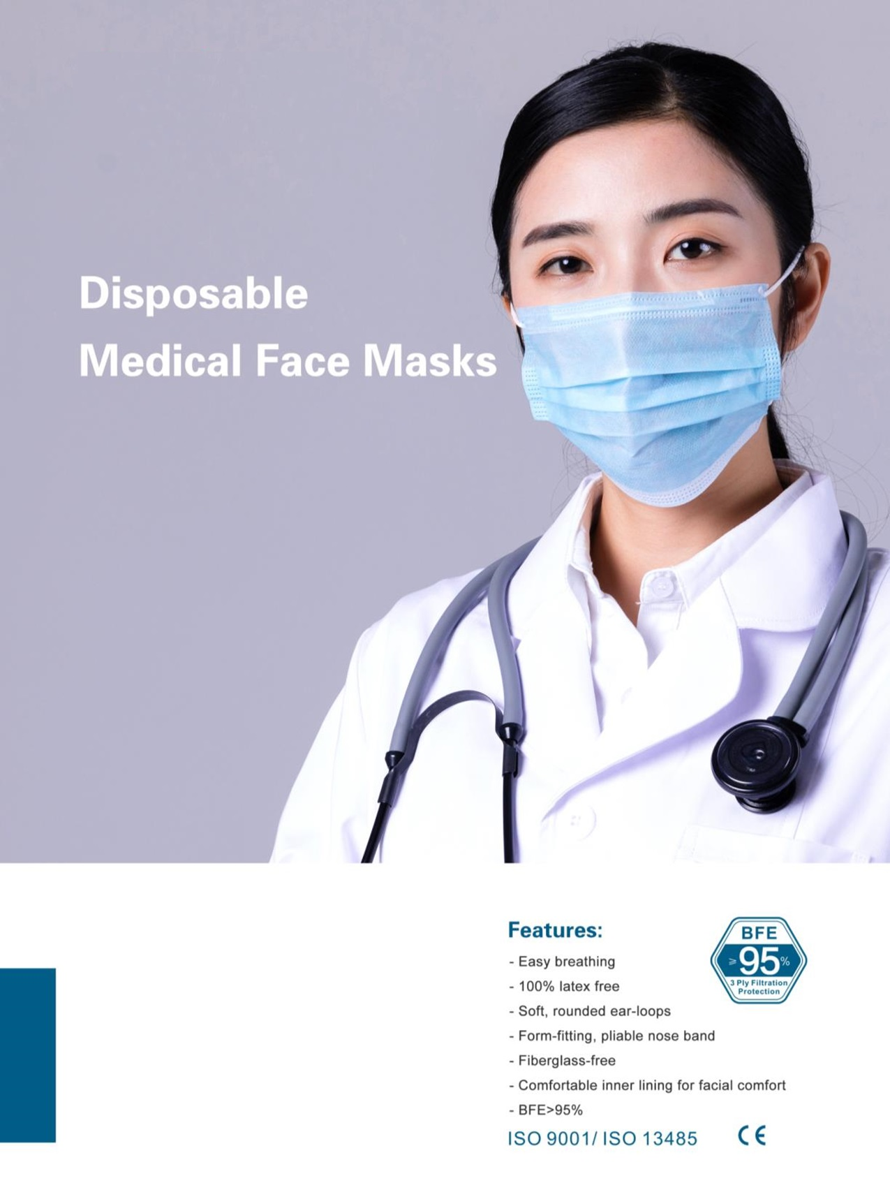 disposable medical face mask class I